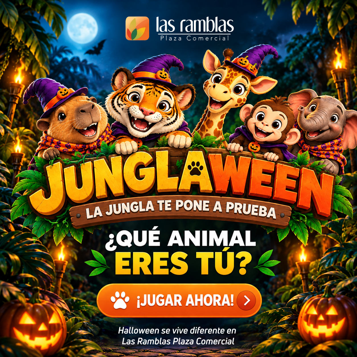 Descubre JUNGLAWEEN en Las Ramblas